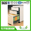Hot sale 3 drawers metal active file cabinet with wheel ST-10